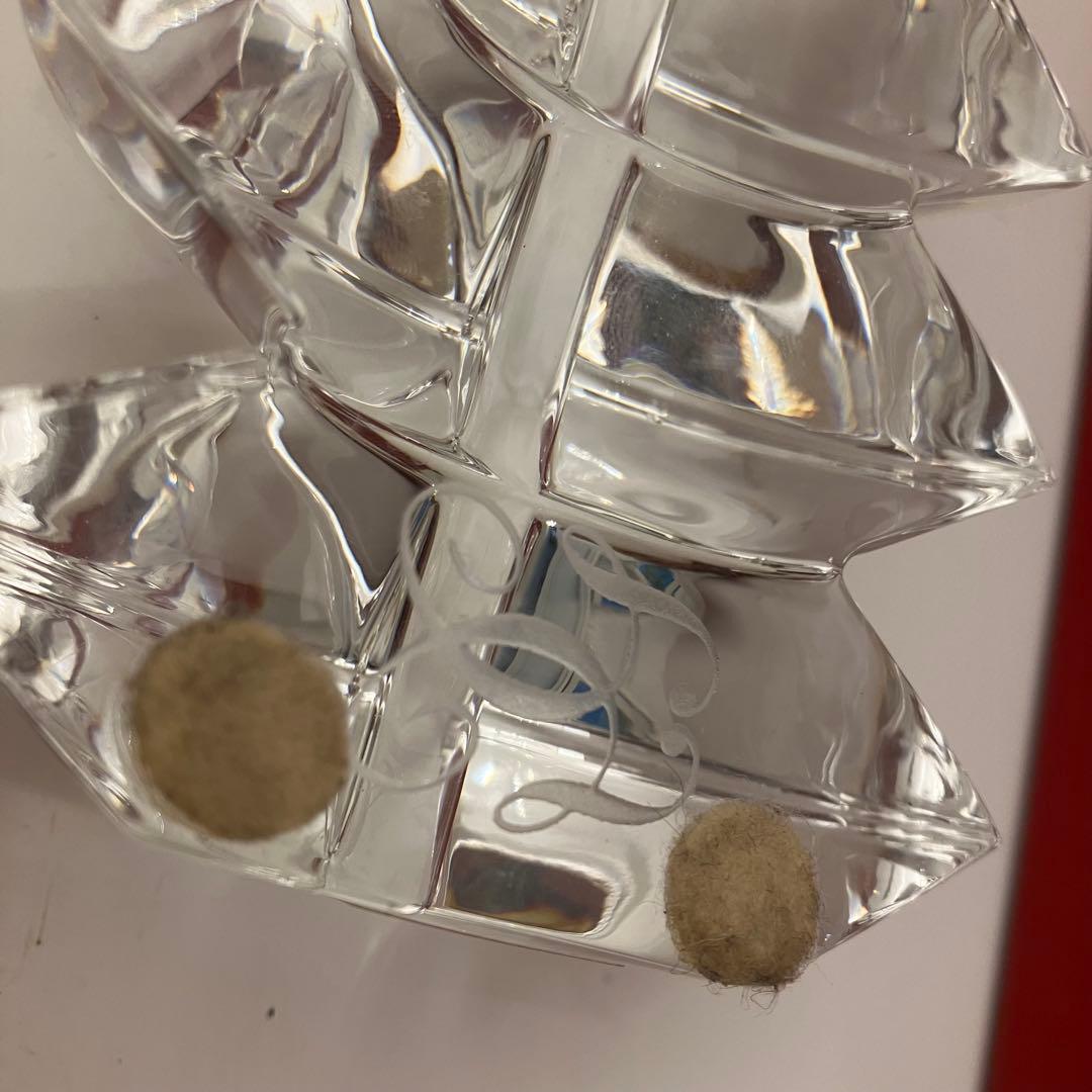 美品★Baccarat バカラ フォトフレーム 写真立て　ミラースタンド　箱付き