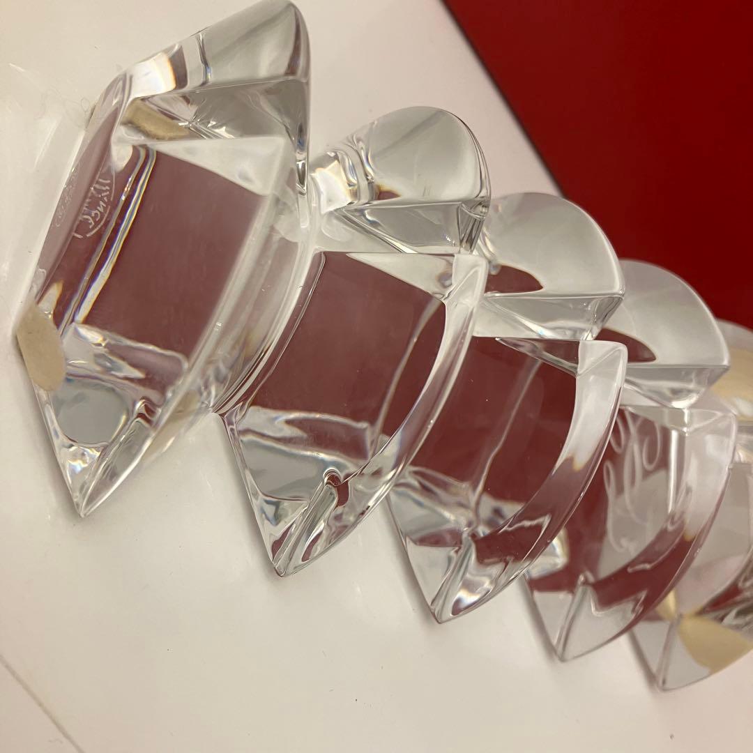 美品★Baccarat バカラ フォトフレーム 写真立て　ミラースタンド　箱付き