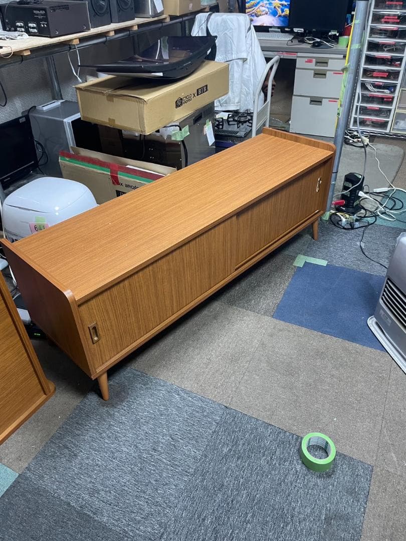K☆167 Arne ロー収納キャビ aster1500 未使用アウトレット品