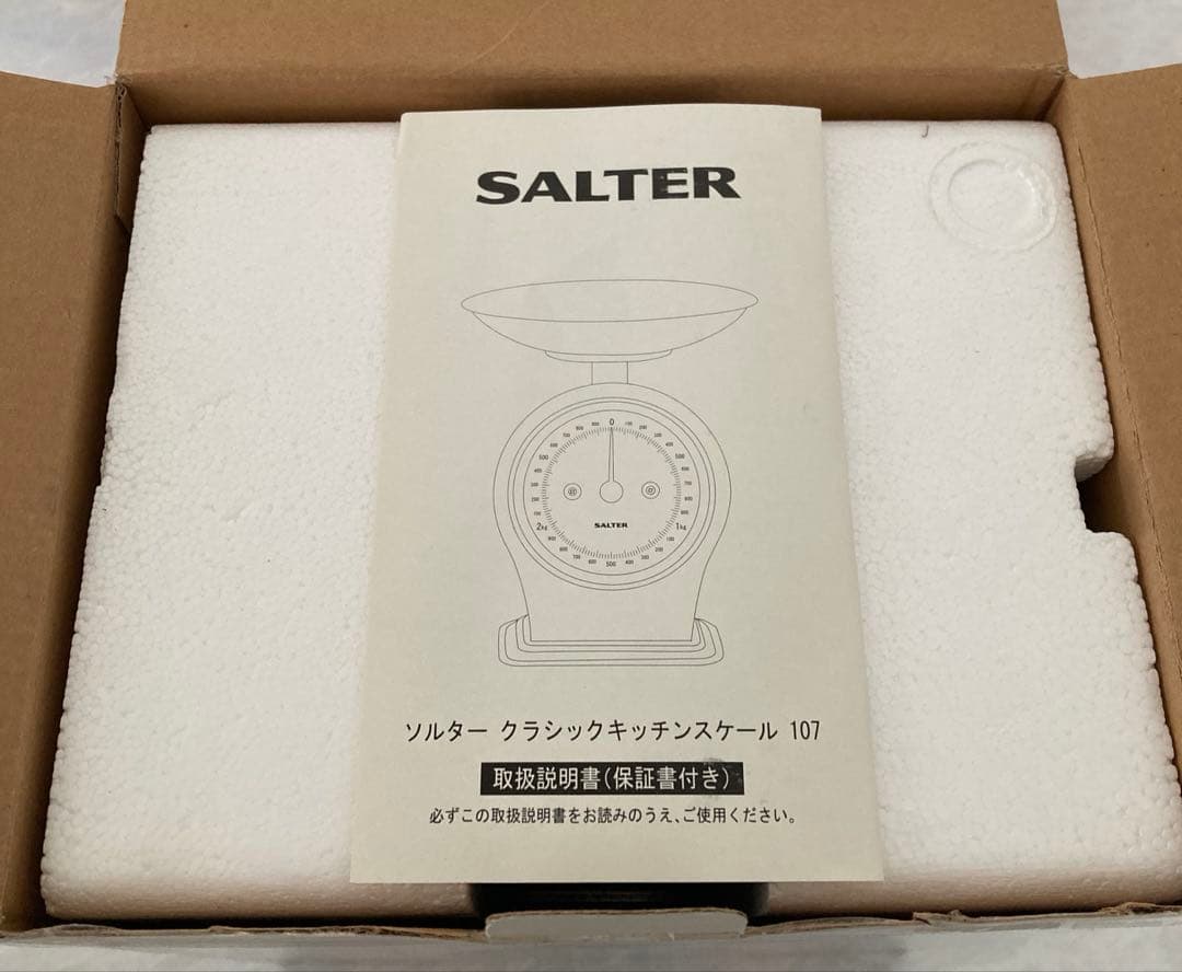 SALTER 未使用 ステンレスキッチンスケール 107 ダルトン