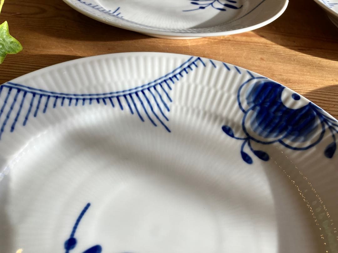 ロイヤルコペンハーゲン　ブルーフルーテッドメガ　22プレート×6