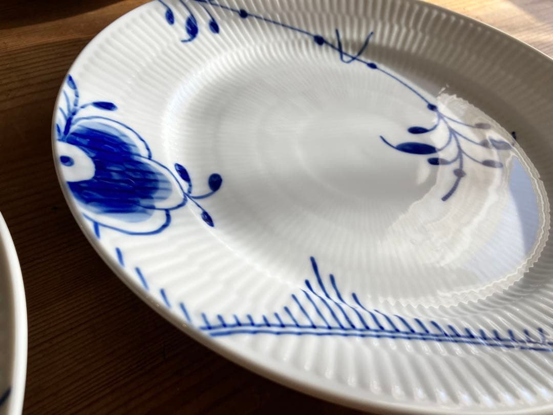 ロイヤルコペンハーゲン　ブルーフルーテッドメガ　22プレート×6