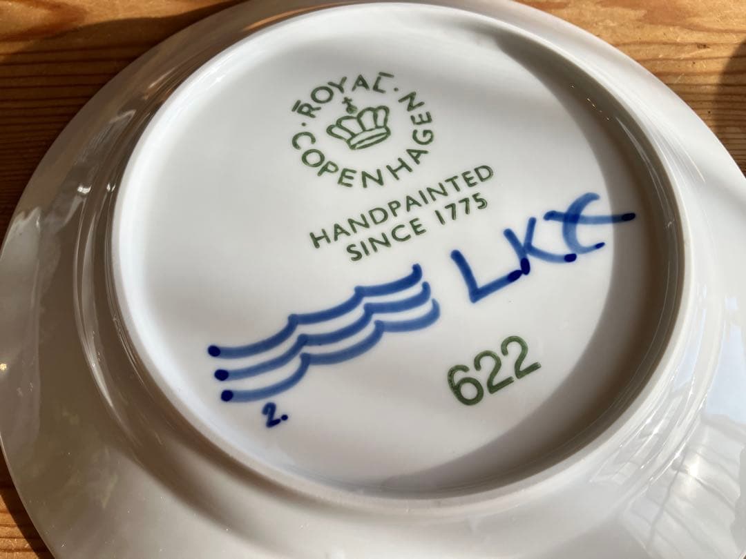 ロイヤルコペンハーゲン　ブルーフルーテッドメガ　22プレート×6