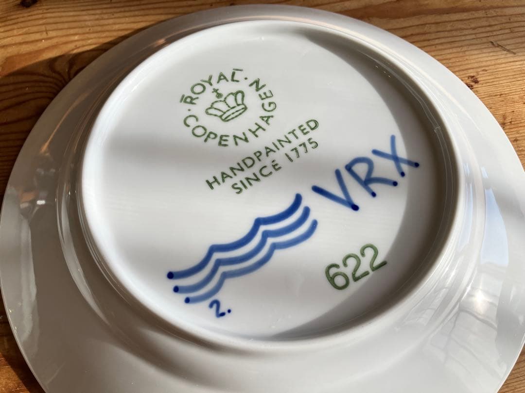 ロイヤルコペンハーゲン　ブルーフルーテッドメガ　22プレート×6