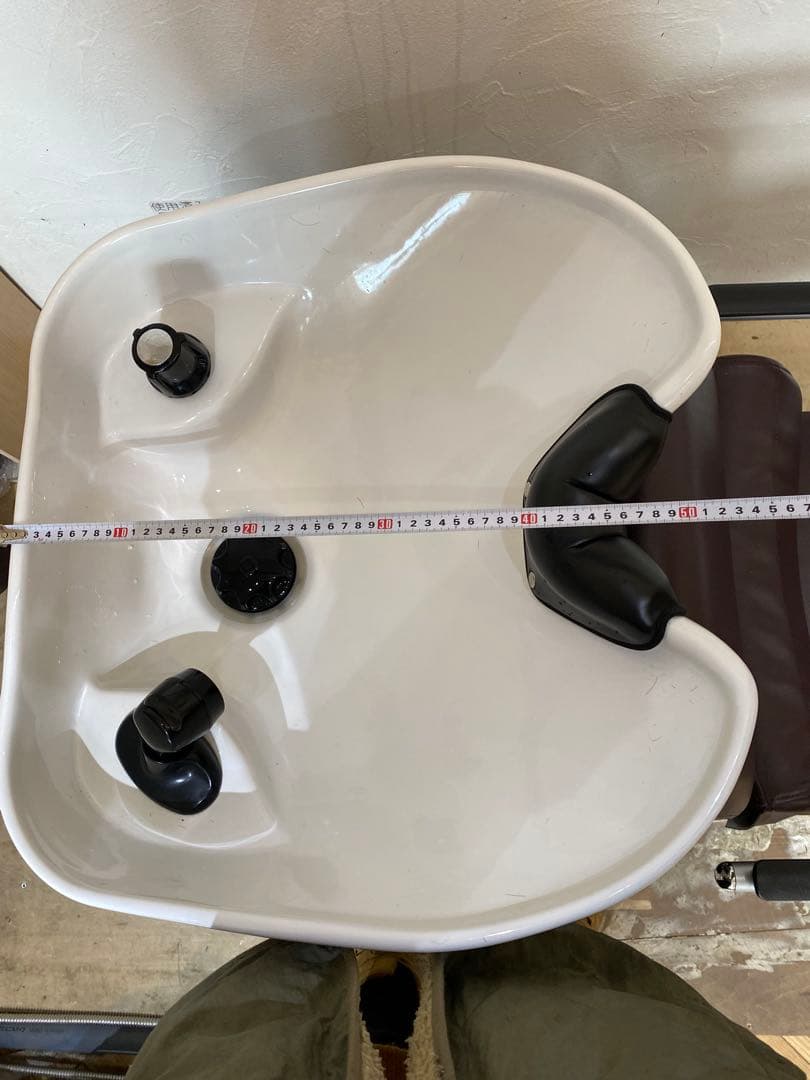 古*リ様 タカラベルモント　シャンプー台 ホワイト・ブラウン