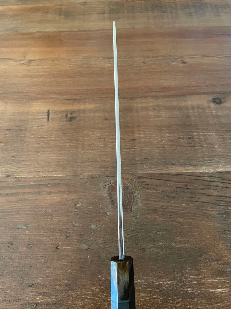 玄海正国 不動国行 東型薄刃包丁 八寸 水本焼 安来鋼 白紙2号