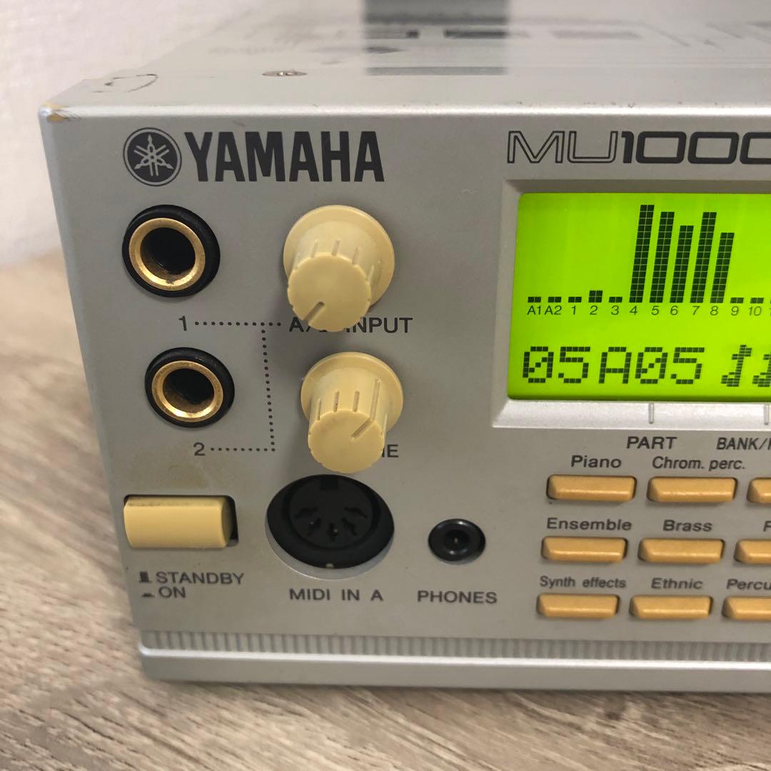 YAMAHA MU1000 音源モジュール 名機DTM 定番 動作確認済み　レア