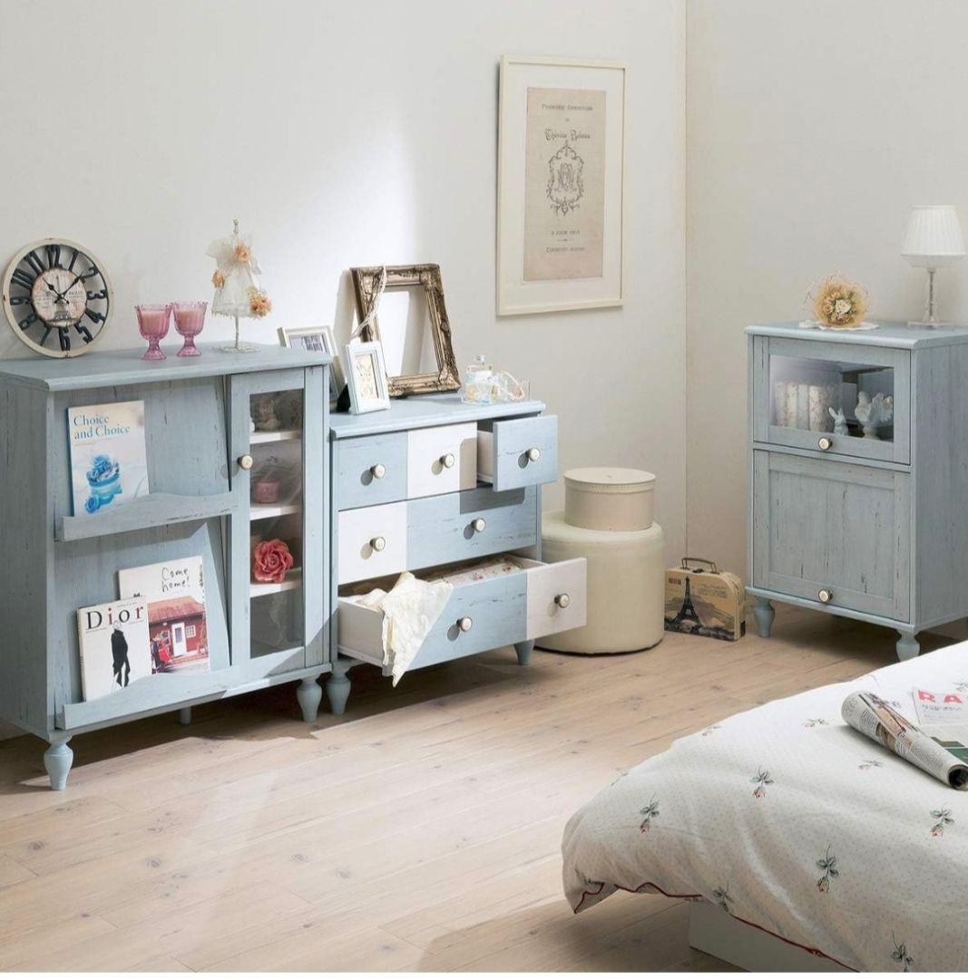 ガラス扉付き 本棚 薄型」の人気商品一覧 ライトブルー木製本棚 ガラス