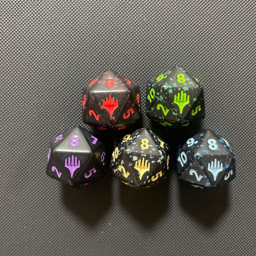 MTG FFコラボ 20面ダイスカウンター5色セット 20面サイコロ - メルカリ