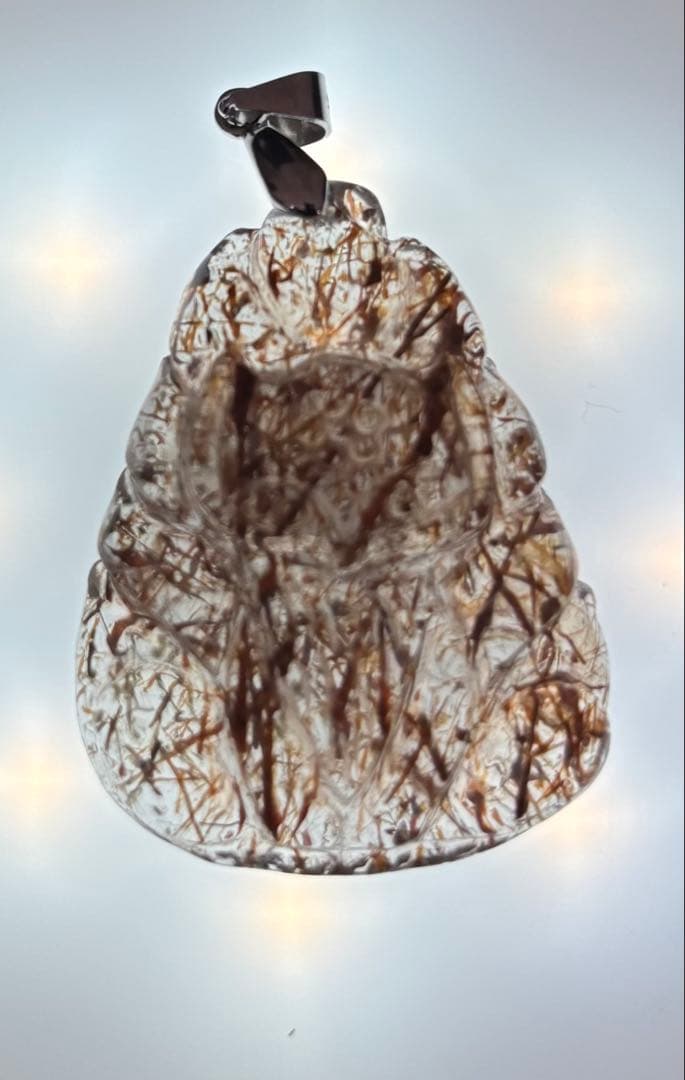 スーパーセブンルチルクォーツ九尾ペンダントトップそしじシールセット