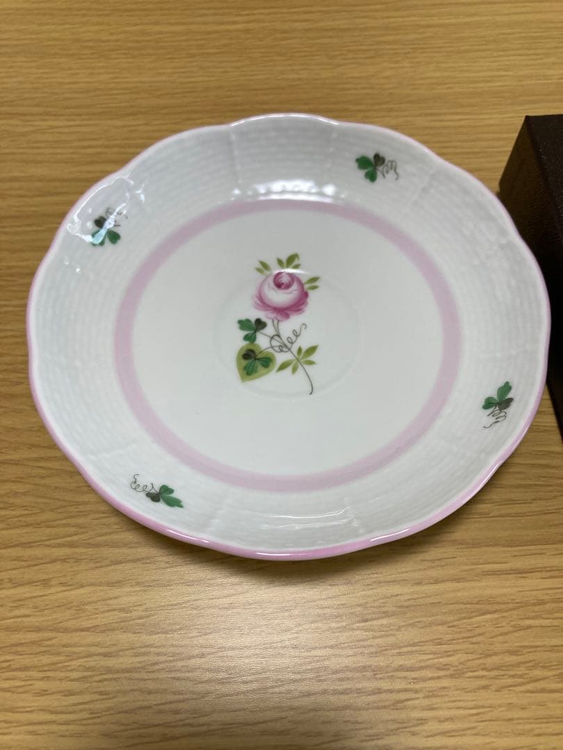 ウィーンの薔薇　ピンク　カップ＆ソーサー　豆皿