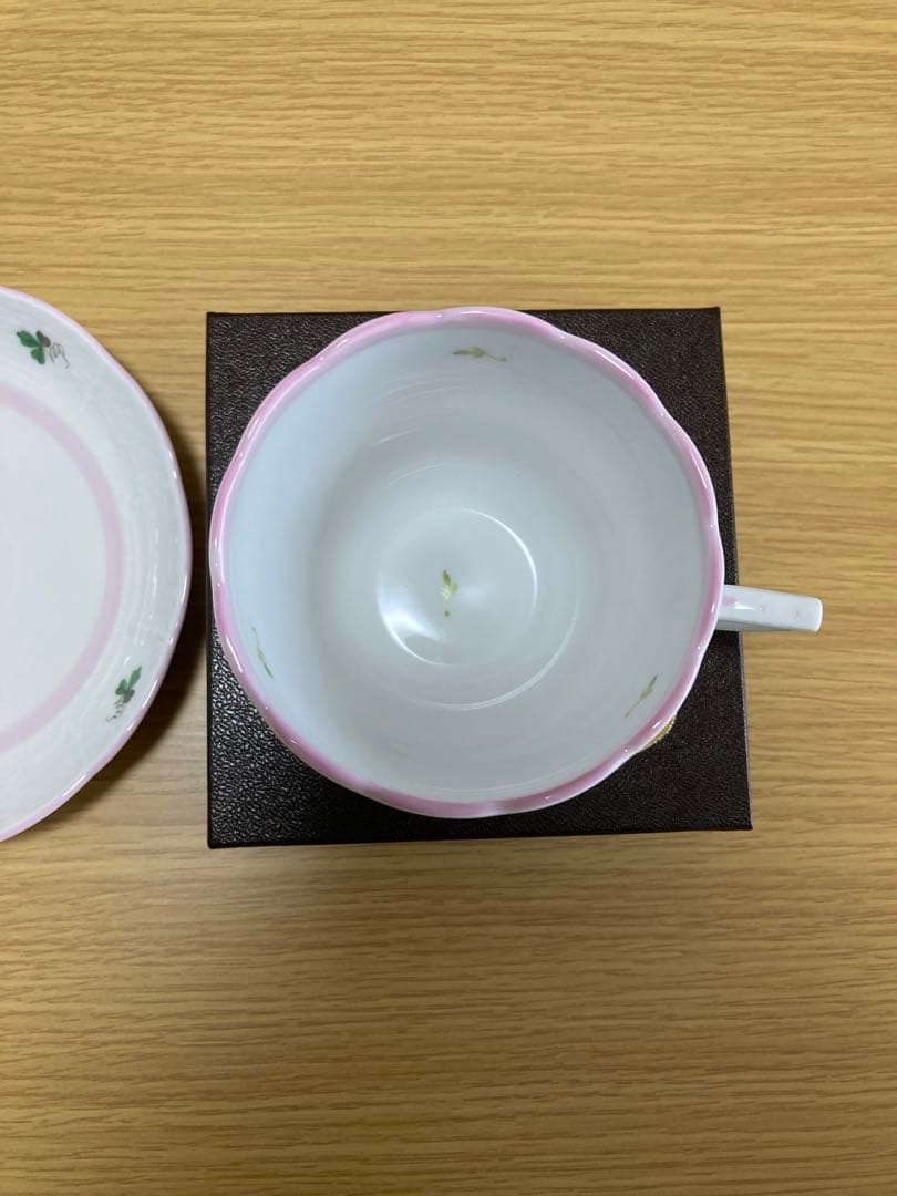 ウィーンの薔薇　ピンク　カップ＆ソーサー　豆皿