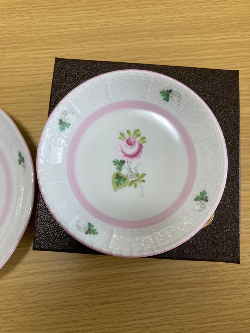 ウィーンの薔薇　ピンク　カップ＆ソーサー　豆皿