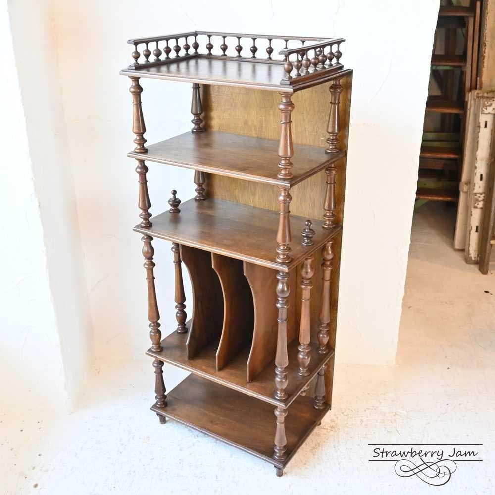 L3610-27 フランスアンティーク ブックシェルフ 収納 本棚 キャビネット