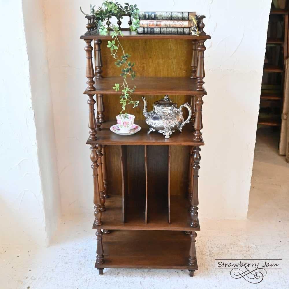 L3610-27 フランスアンティーク ブックシェルフ 収納 本棚 キャビネット