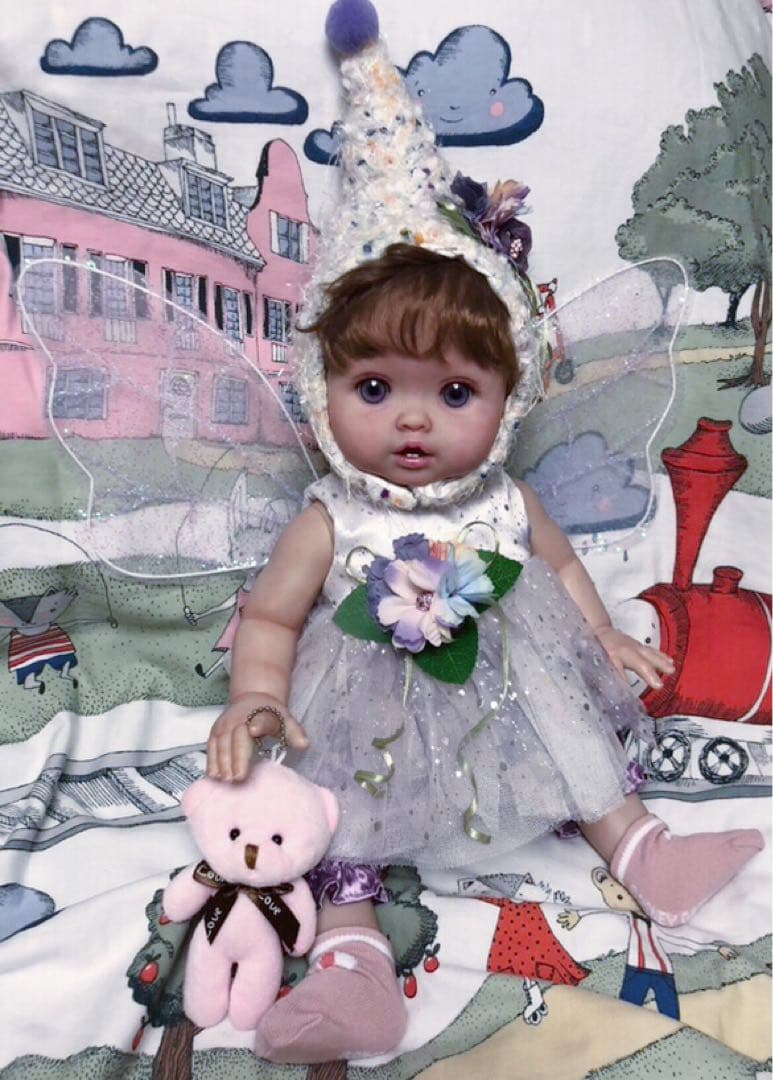 リペイント　フルビニール　天使ちゃん☆ リボーンドール