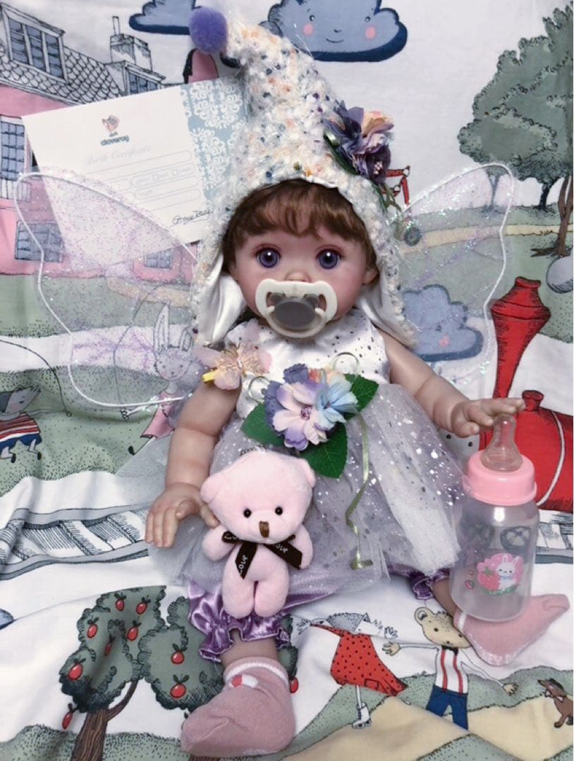 リペイント　フルビニール　天使ちゃん☆ リボーンドール