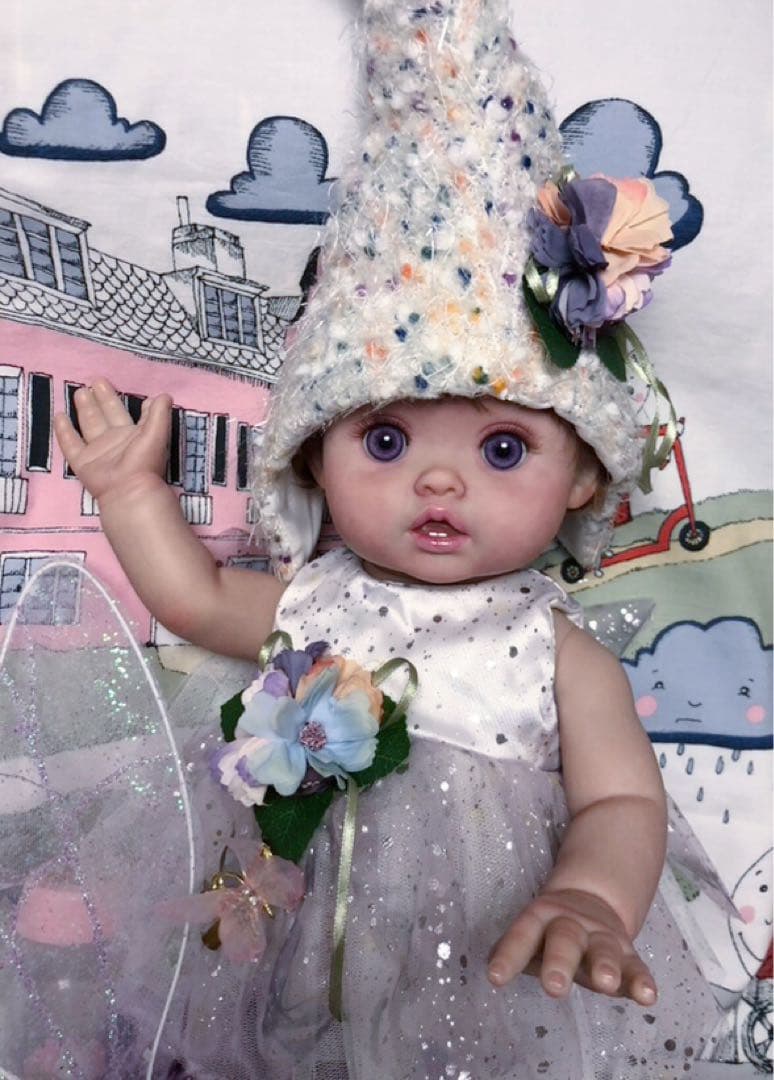 リペイント　フルビニール　天使ちゃん☆ リボーンドール