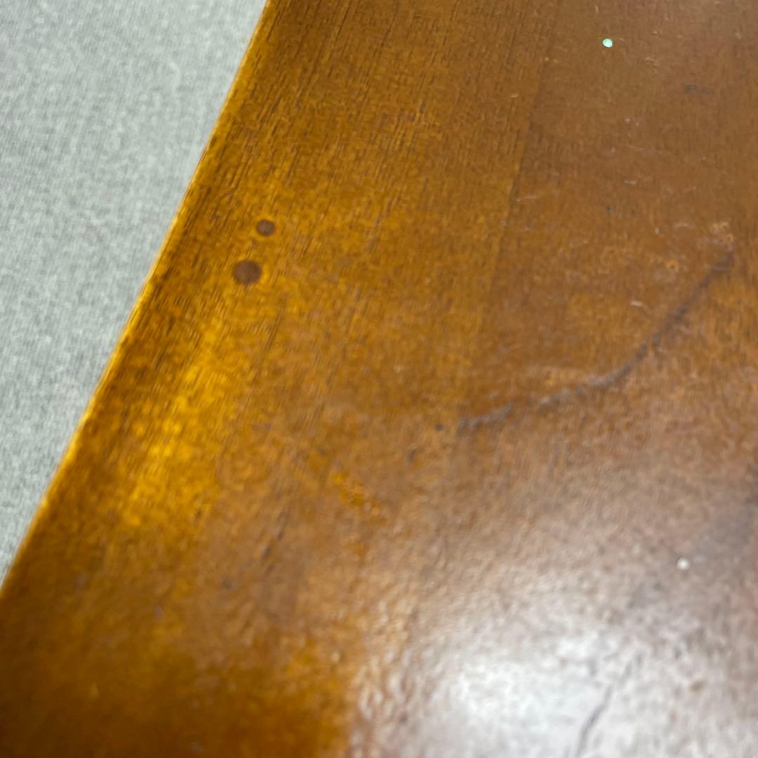 スキャンティーク　木製シンプルチェア ブラウン