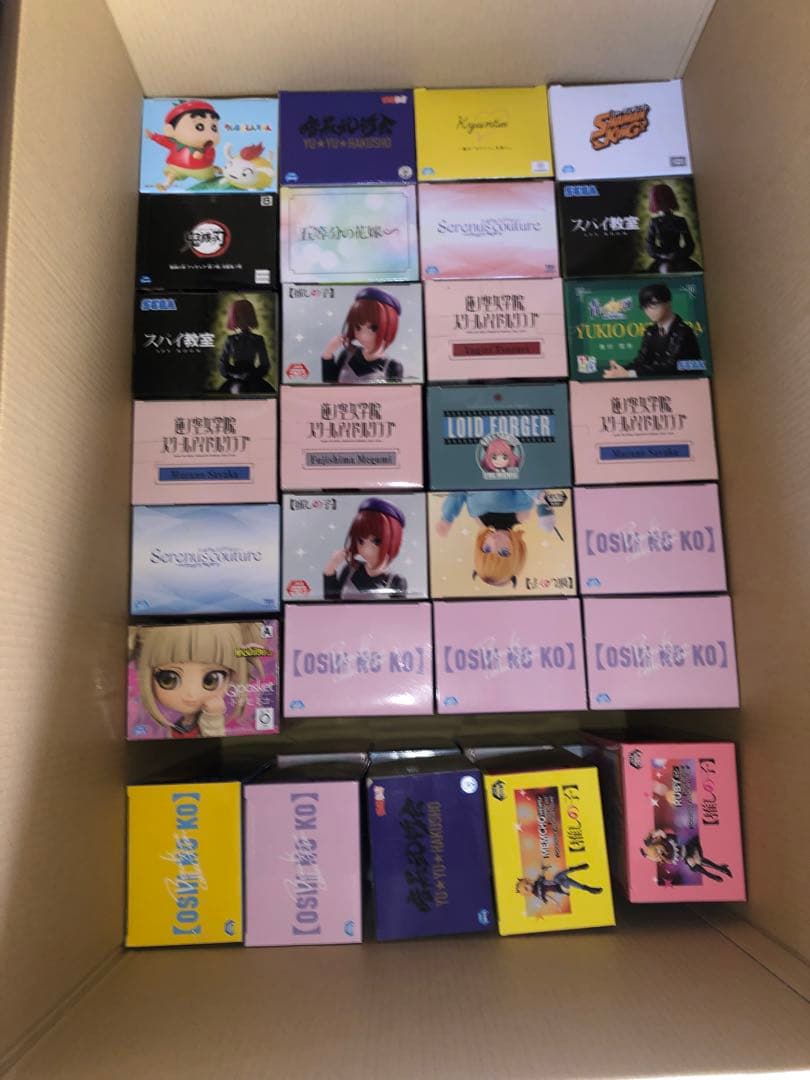 推しの子　らんま　ぼっち　しんちゃん　地獄楽　ヒロアカ　フィギュア　98個