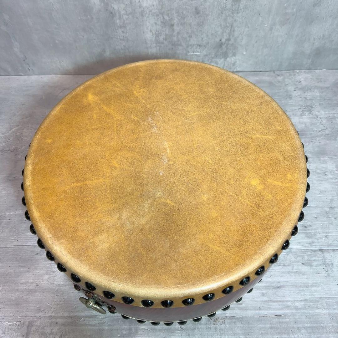 和太鼓 平太鼓 和楽器 民謡　お祭り　1.4尺　45センチ　ケース　台座