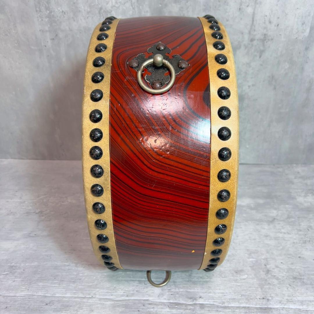 和太鼓 平太鼓 和楽器 民謡　お祭り　1.4尺　45センチ　ケース　台座