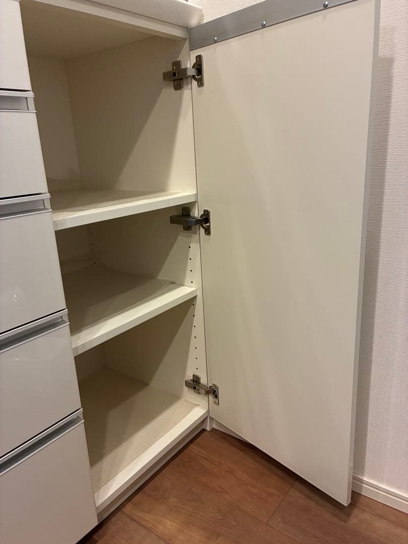 パモウナ　ハイカウンター　食器棚 炊飯器　幅140×高さ100.8cm