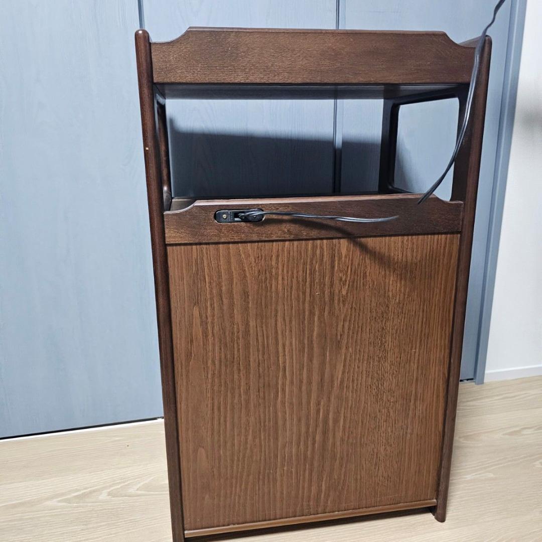 希少 カリモク　電話台　木製　ブラウン　カリモク家具 karimoku