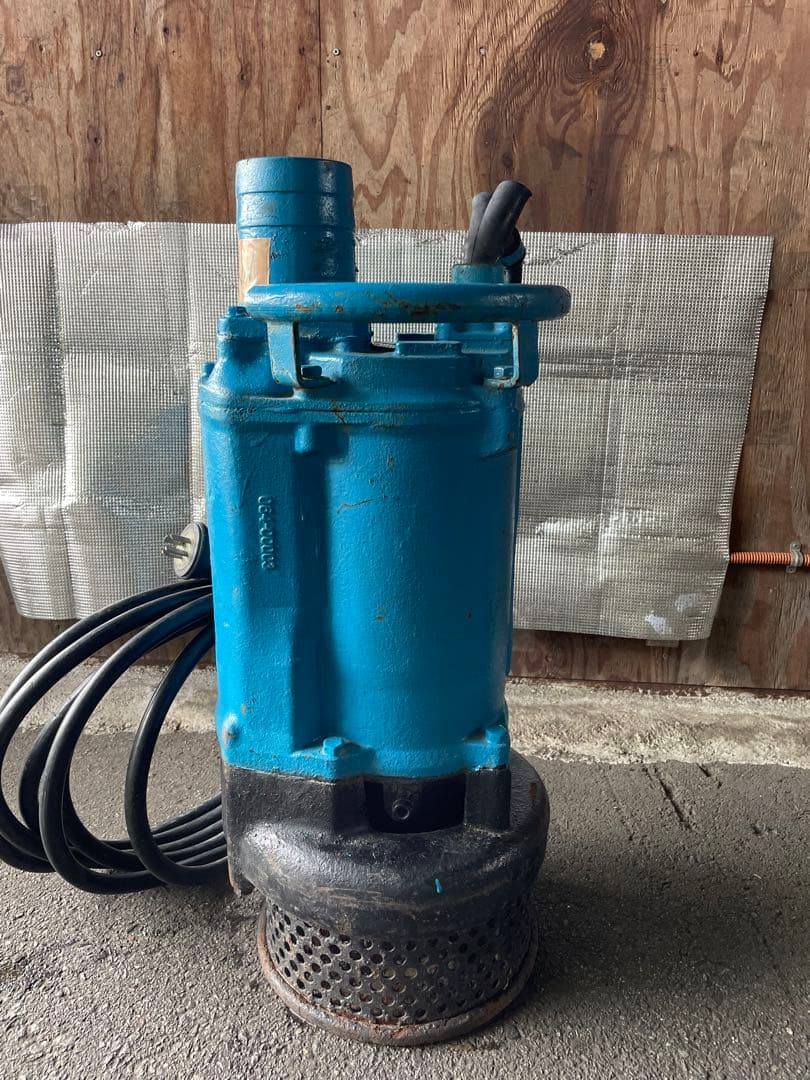 一般工事排水用水中ポンプ(非自動形) 口径100mm 7.5kW KTZ47.5