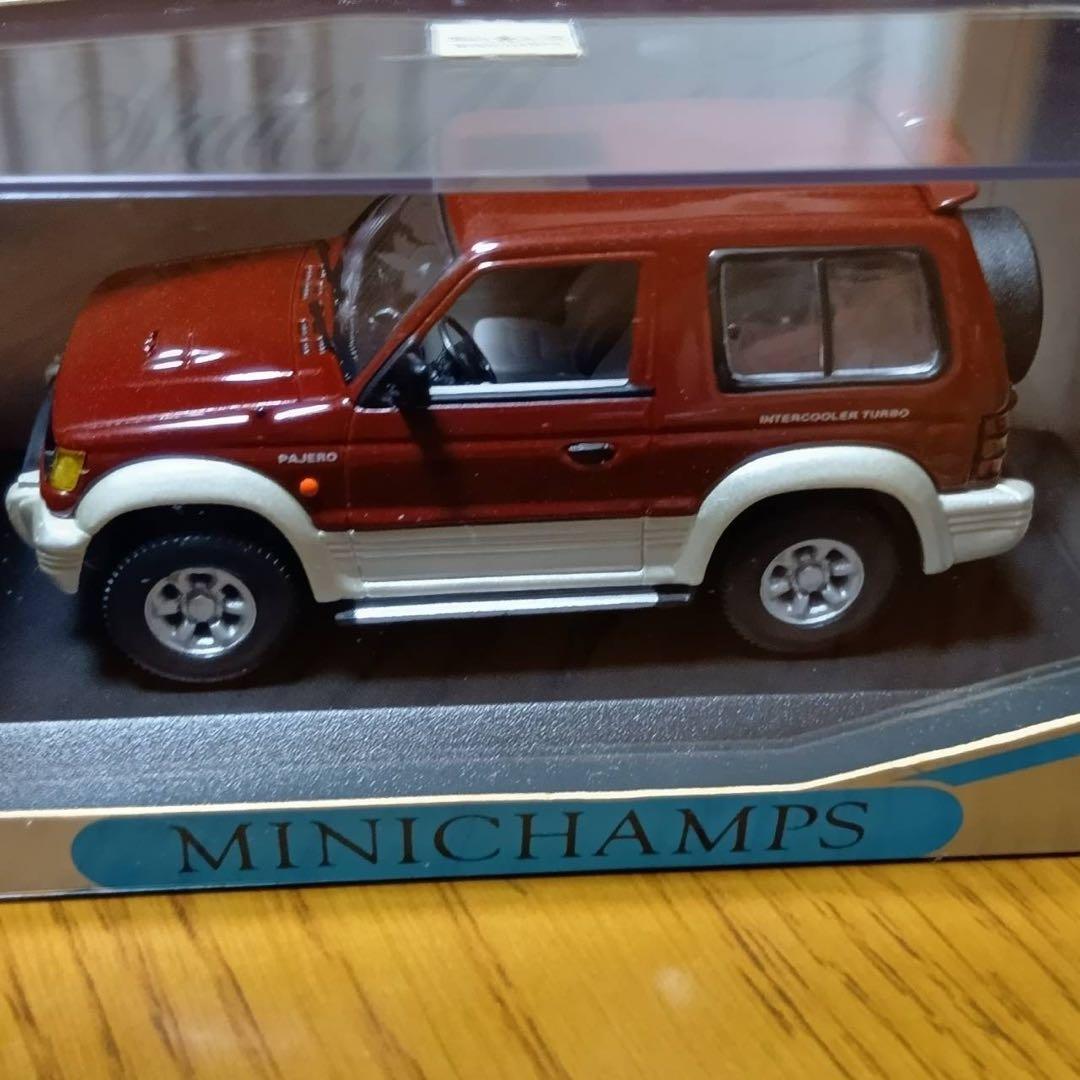 【2台セット】ミニチャンプス　三菱　パジェロ　1/43