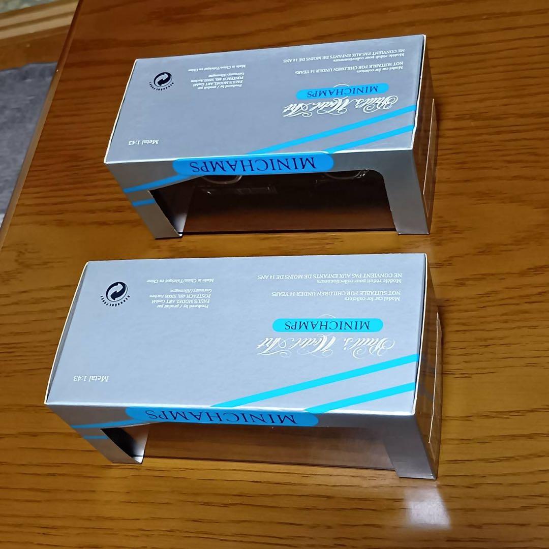 【2台セット】ミニチャンプス　三菱　パジェロ　1/43