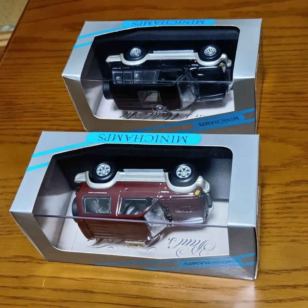 【2台セット】ミニチャンプス　三菱　パジェロ　1/43