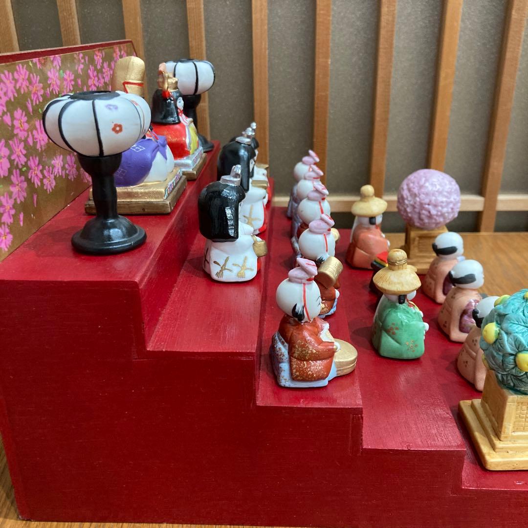 瀬戸焼　彩堂窯　川本正義作　陶製　御雛人形