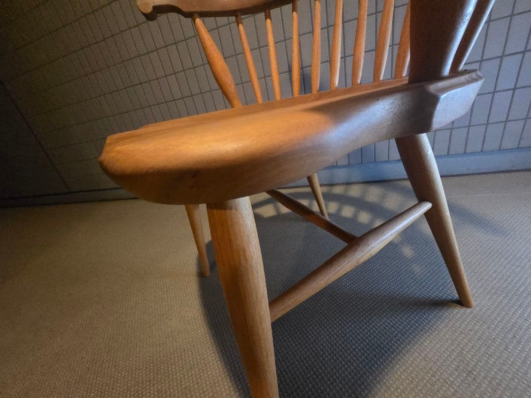 高山ウッドワークス　コームバックアームチェア/ダイニングチェア