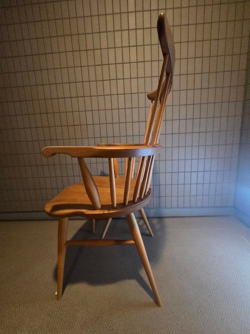 高山ウッドワークス　コームバックアームチェア/ダイニングチェア