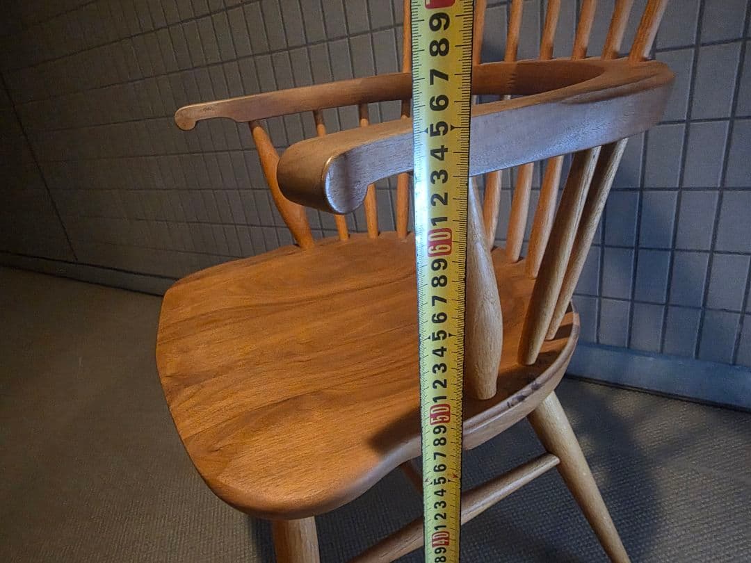 高山ウッドワークス　コームバックアームチェア/ダイニングチェア