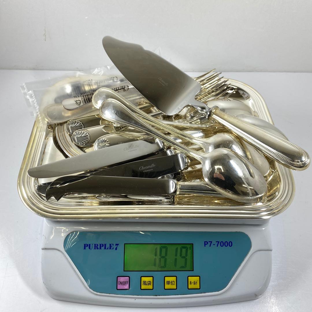 クリストフル　カトラリーセット　1819g トトカ　東な7-0408①