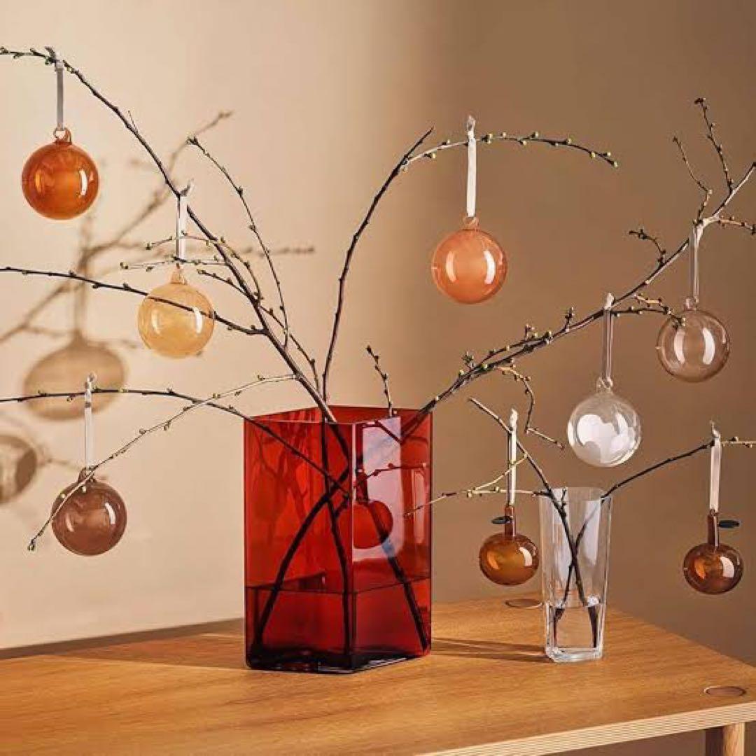 新品イッタラオーナメント アップル りんご ガラス オイバトイッカ