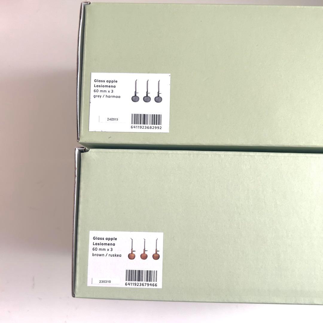 新品イッタラオーナメント アップル りんご ガラス オイバトイッカ