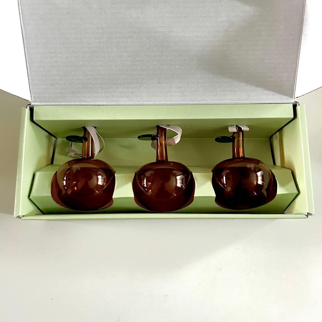 新品イッタラオーナメント アップル りんご ガラス オイバトイッカ