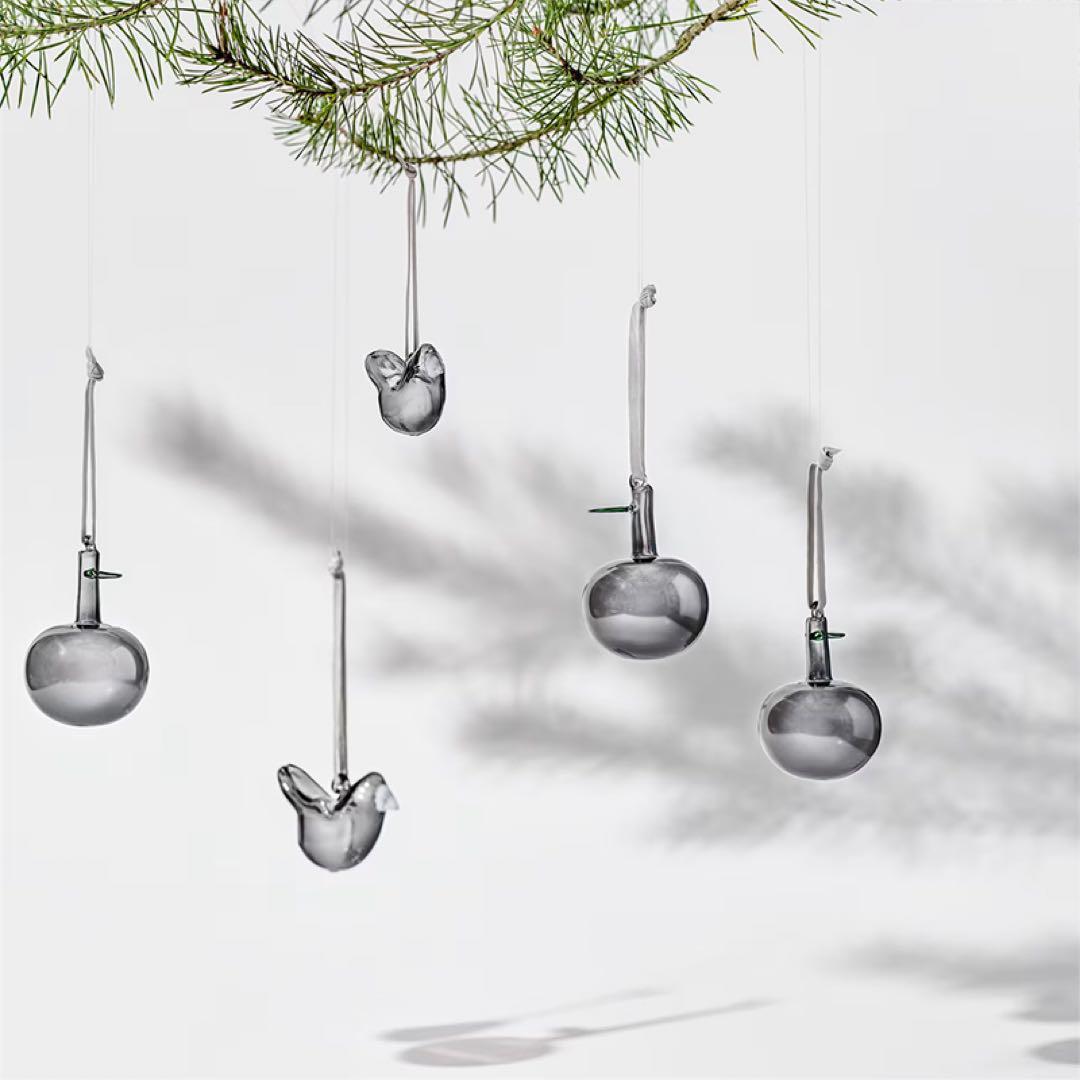 新品イッタラオーナメント アップル りんご ガラス オイバトイッカ