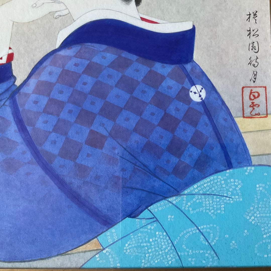 模写 肉筆画】 上村松園 『待月』 - メルカリ