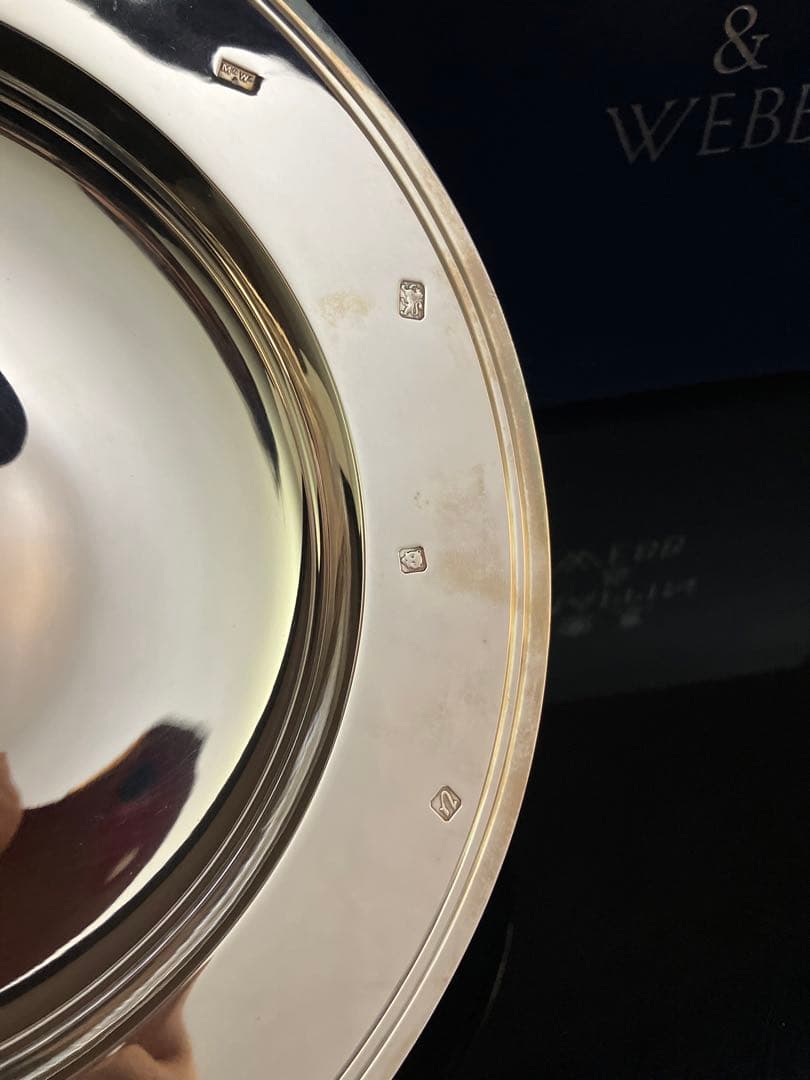 MAPPIN & WEBB ステンレス灰皿 Armada 直径：約22cm