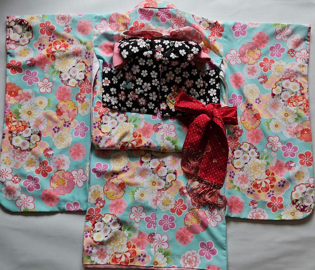 753　7才着物セット　式部ロマン　女の子レンタル使用の処分品