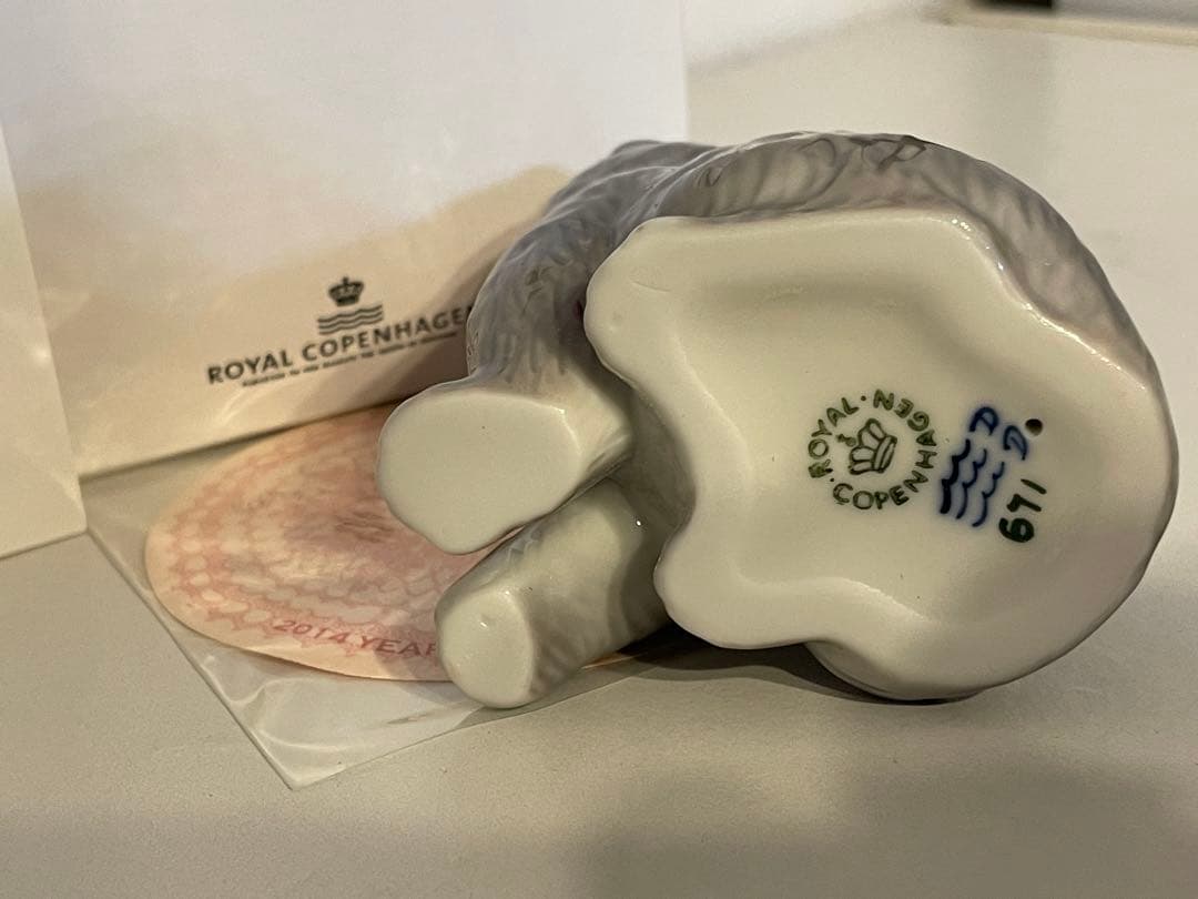 ロイヤルコペンハーゲン2014年イヤーフィギュリン　スコティッシュフォールド2