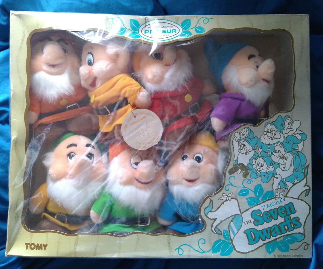 レア】ディズニー 白雪姫 七人の小人ぬいぐるみセット - メルカリ