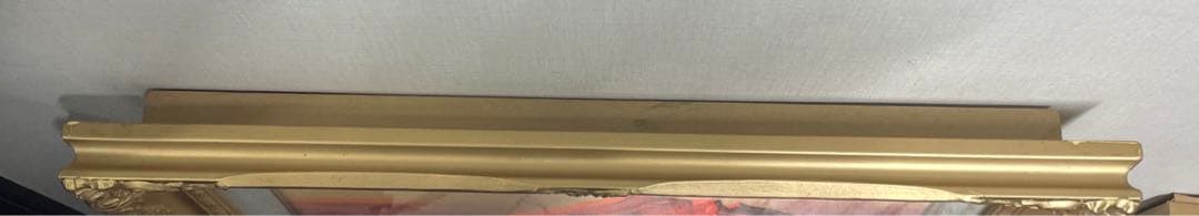 赤富士　百瀬善明 3D 立体画 風景画 絵画 日本画　富士山　盛り絵　美術品