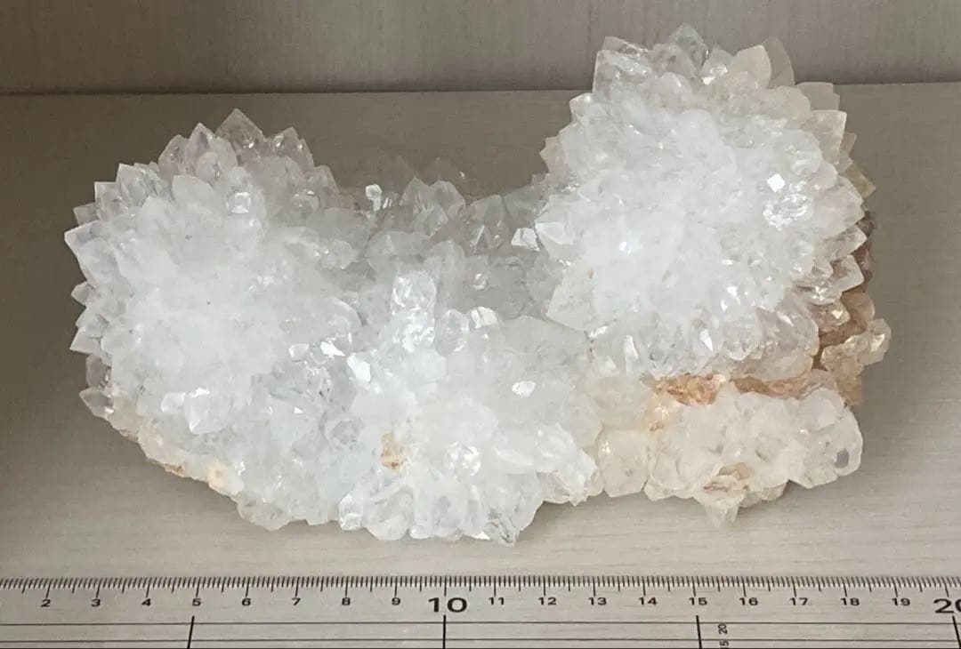 水晶　菊花水晶　クラスタ　原石　鉱物　天然石　パワーストーン　浄化　特大　置物