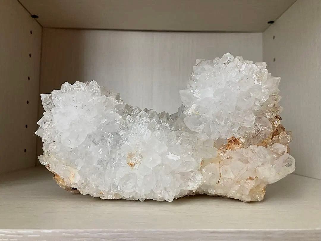 水晶　菊花水晶　クラスタ　原石　鉱物　天然石　パワーストーン　浄化　特大　置物