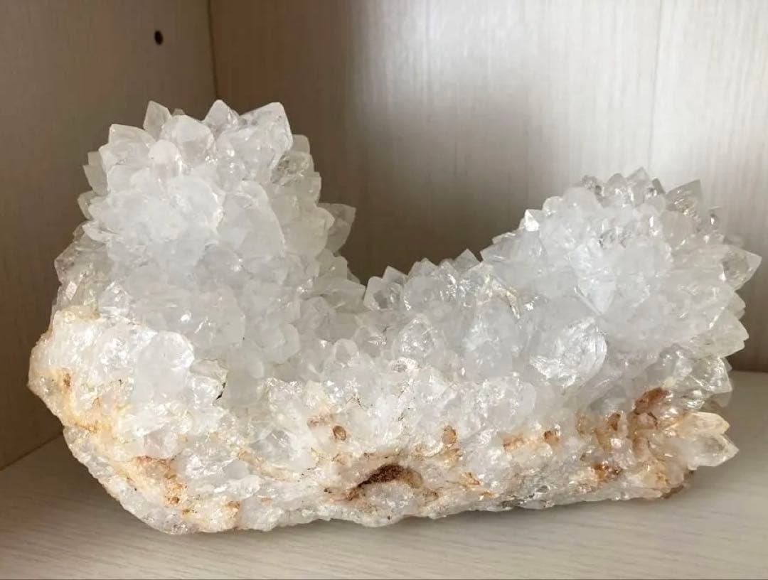 水晶　菊花水晶　クラスタ　原石　鉱物　天然石　パワーストーン　浄化　特大　置物